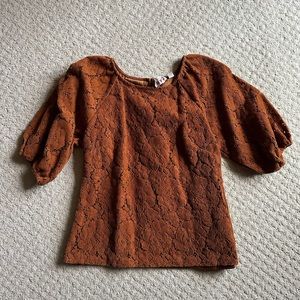 Anthropologie Sewn Blouse